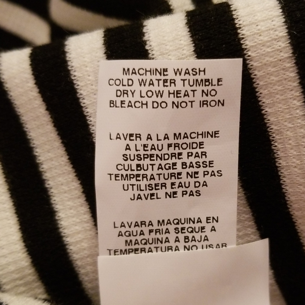 Karen Kane Black & White Striped Dress👗 - Picture 7 of 7
